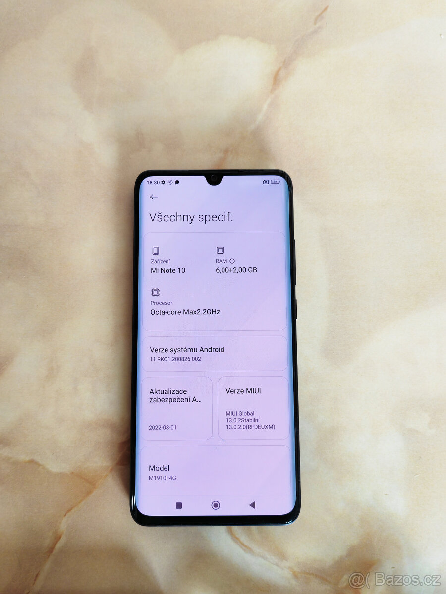 Xiaomi Mi Note 10 6/ 128GB Dual Sim - 6