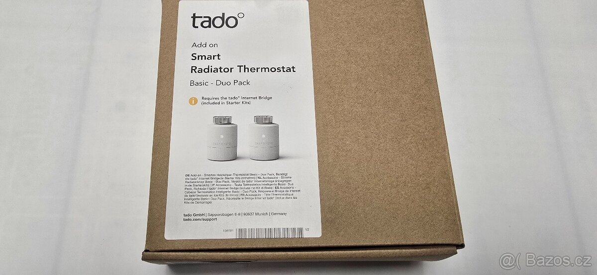 Chytre termostatické hlavice Tado Starter Kit V3+ - 6