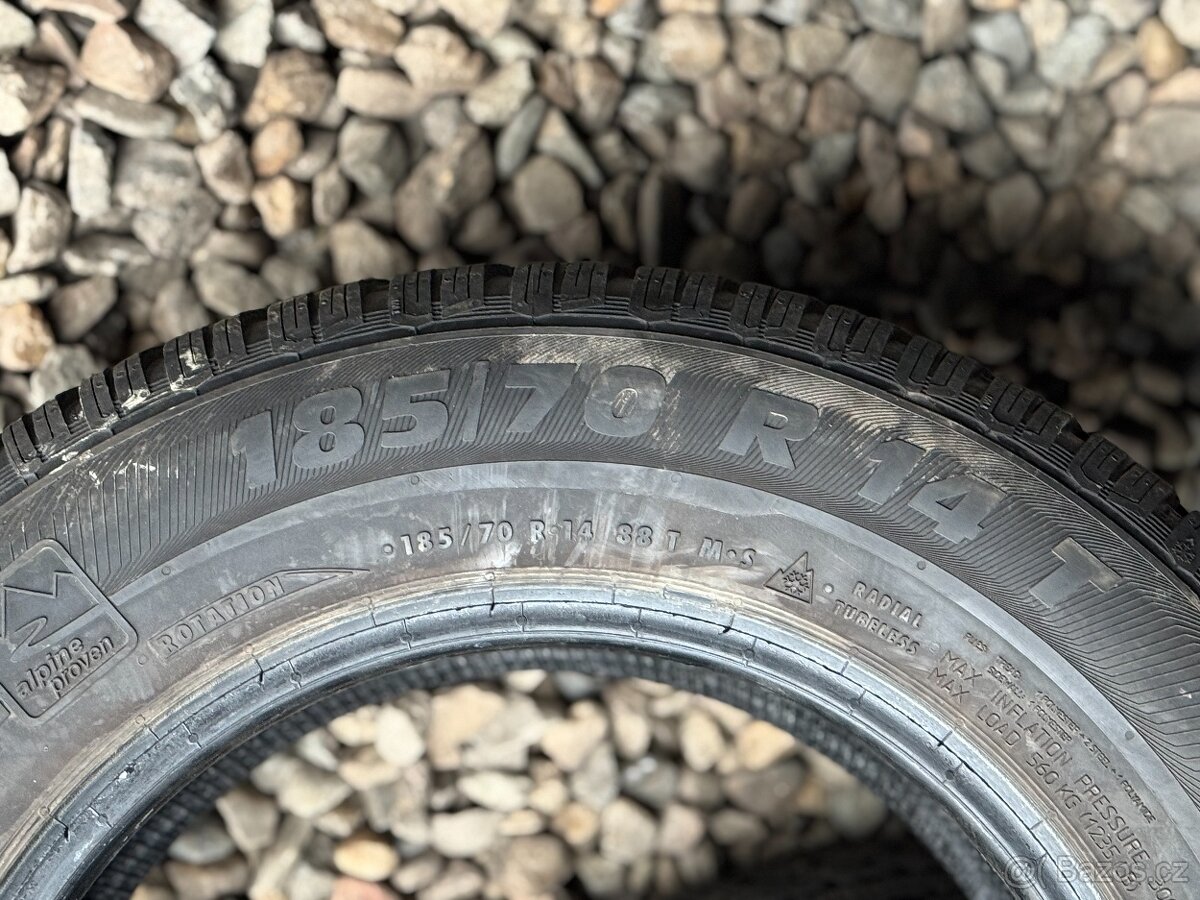 185/70/14 - Semperit zimní pár pneu - 6