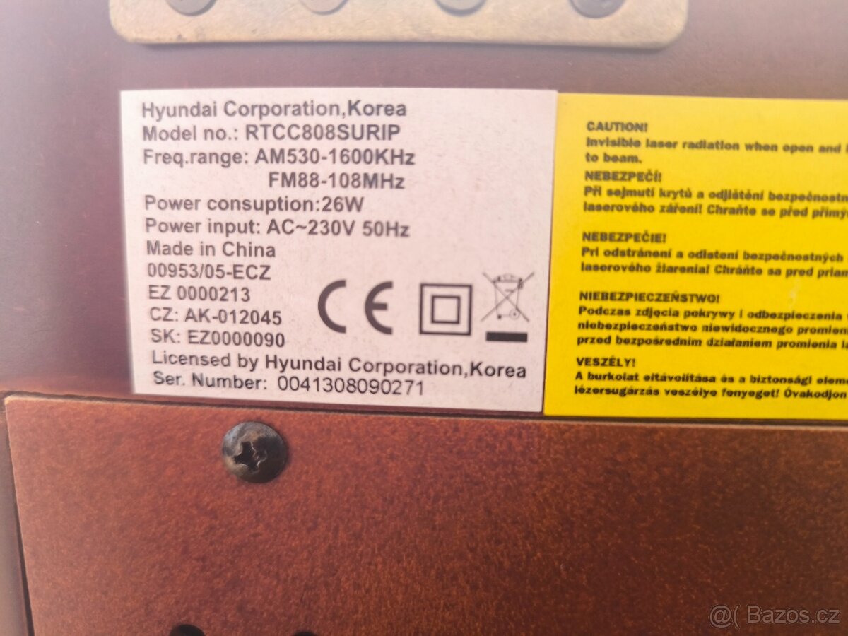 Retro hudební centrum Hyundai - 6