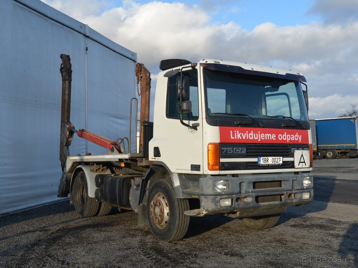 DAF CF 75.320 4X2 nosič výměnných nástaveb - 6