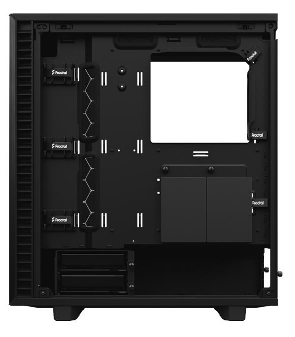Fractal Design Define 7 Compact Black TG Prosklená PC bedna - 6