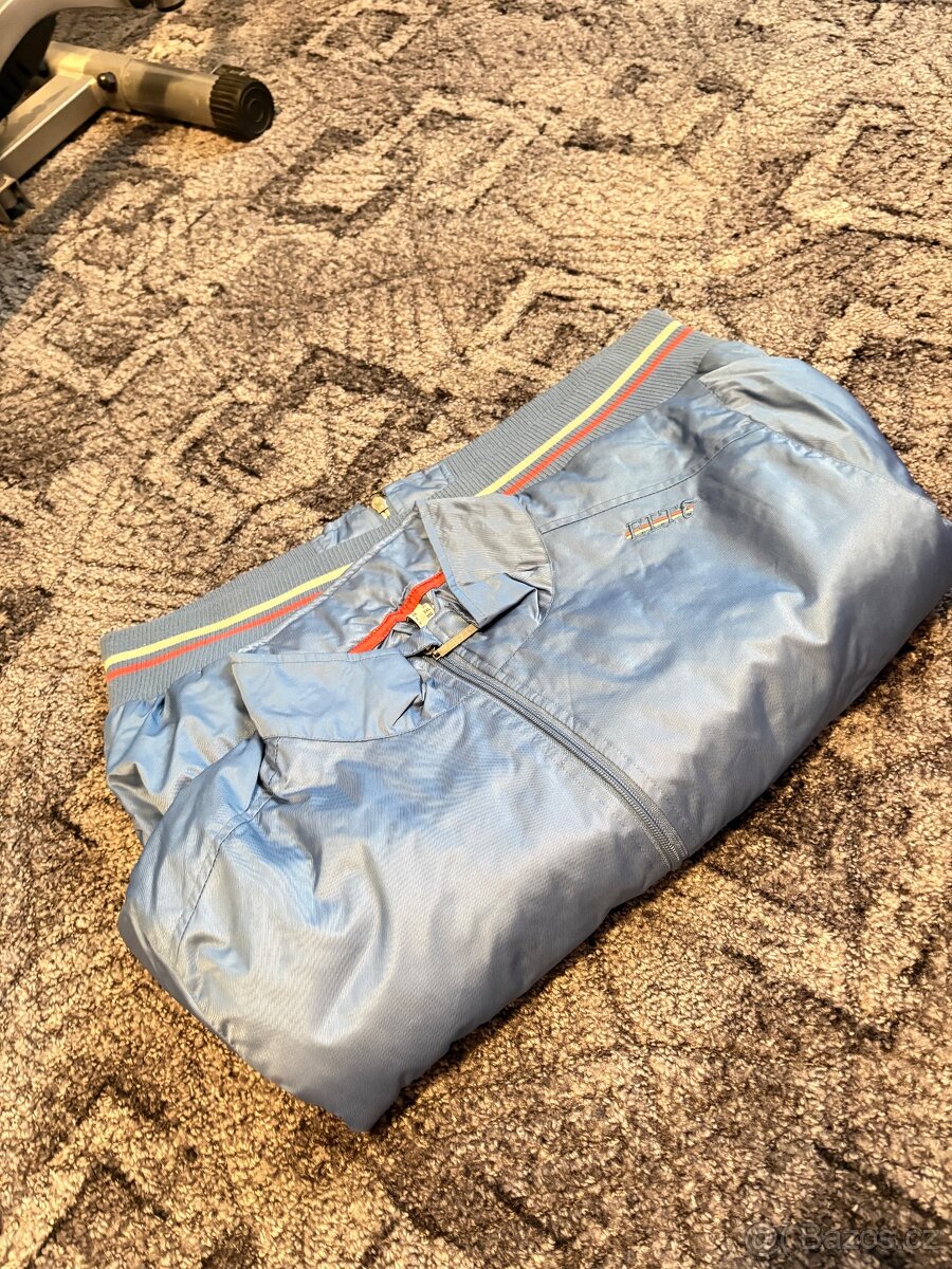 Modrá jezdecká outdoorová bunda - 6