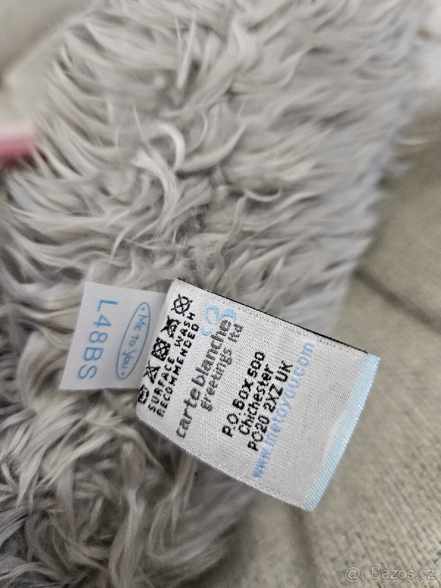 Větší plyšový medvídek holčička Me to you 29cm - 6