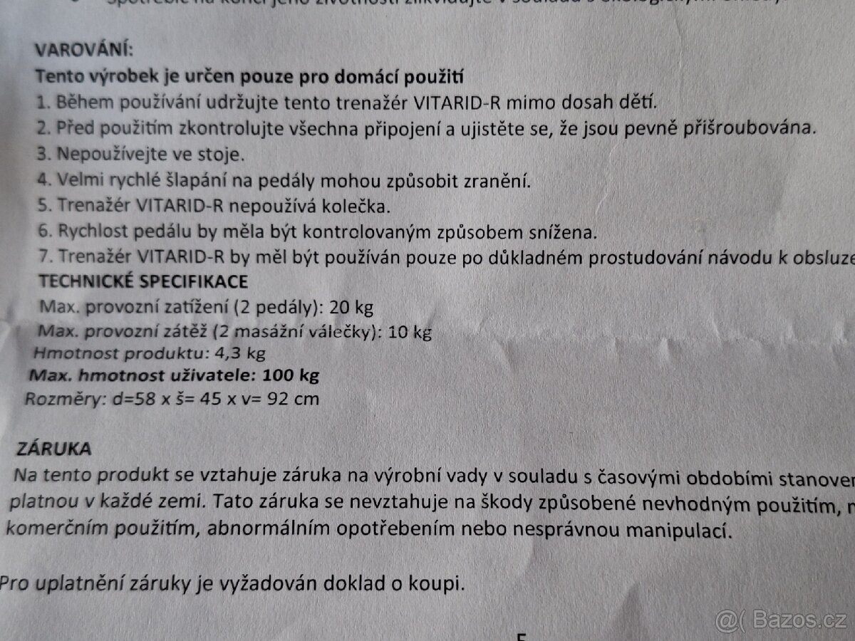 Posilovací stroj Vitarid-r - 6