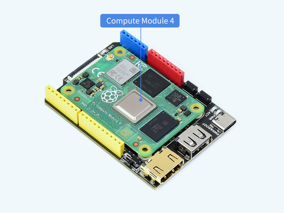 Raspberry CM4 CM4102008 + Arduino base board - 6
