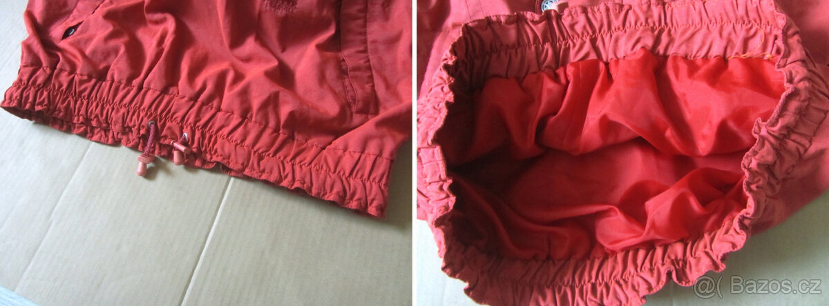 Vintage 90s rezavá pánská bunda přes hlavu - 6