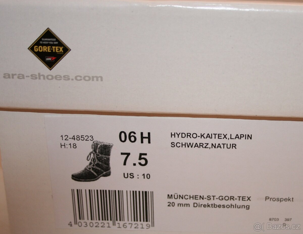 Dámské zimní šněrovací boty - 6