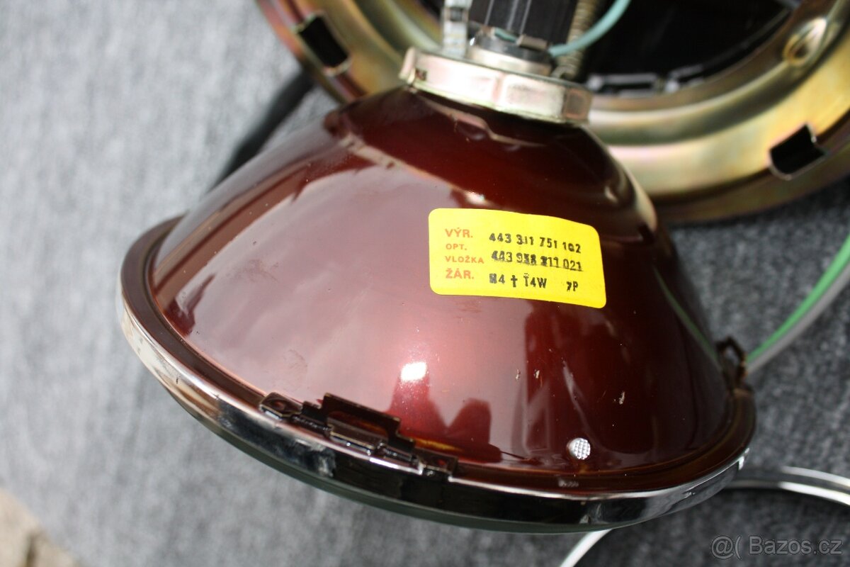 Škoda 105, Škoda 120 - kompletní přední světlomety - 6