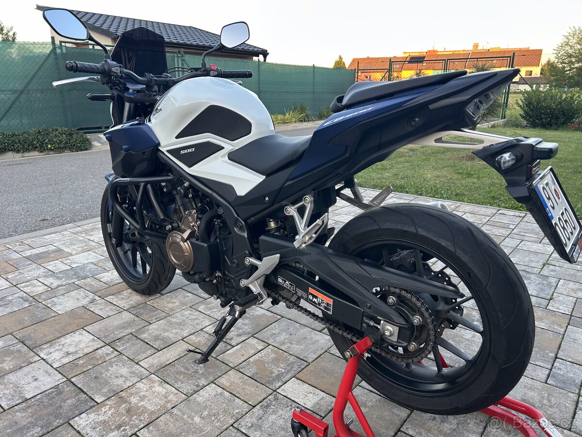 Honda CB500F - 17 tis. km, TOP stav, po STK - 6
