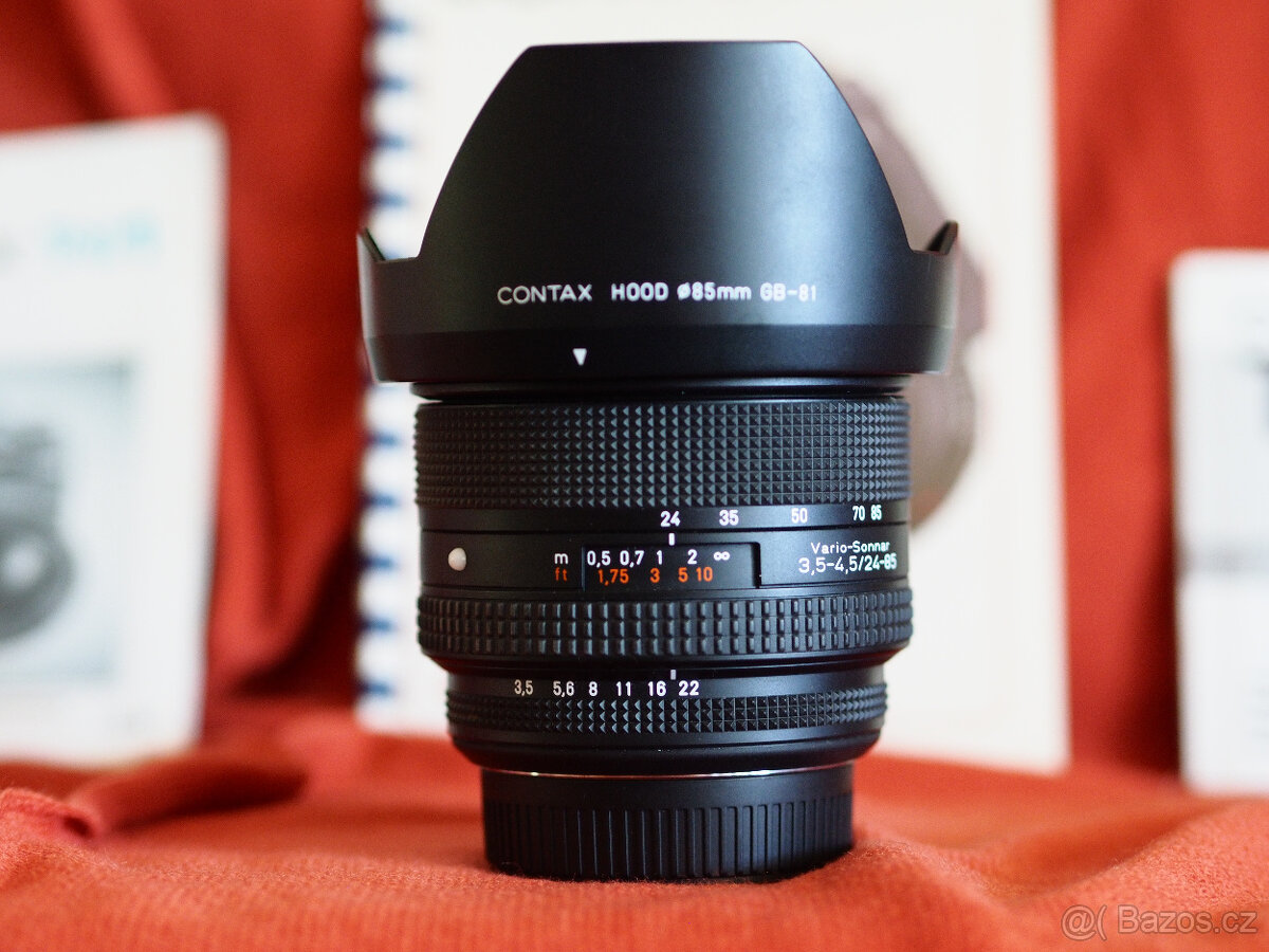 Prodám kinofilmovou zrcadlovku Contax N1 s příslušenstvím - 6