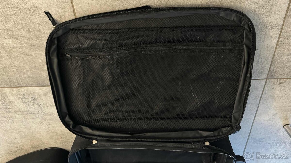 2x cestovní kufr, plátěný, vystužený. - 6