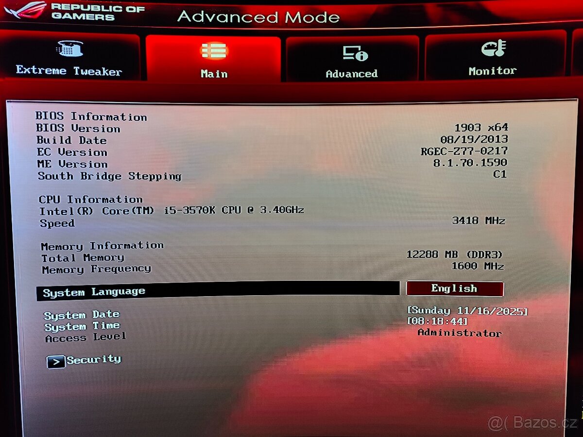 ASUS Maximus V Formula ( intel Z77) + i5 3570K - 6