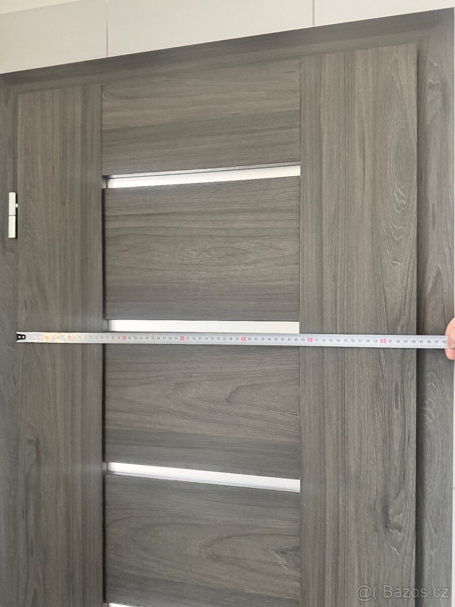 Moderní rámové interiérové dveře 70 L - 6