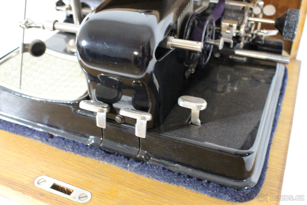 starožitný psací stroj AEG Mignon - 6