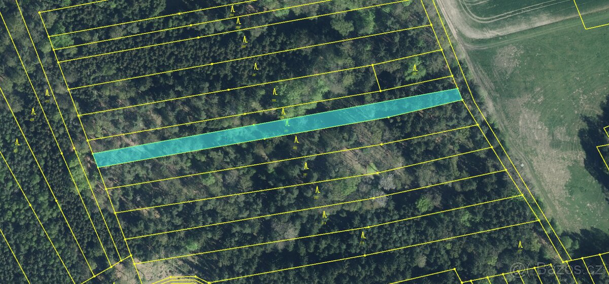 Prodám pozemky v k.ú. Hradiště u Domažlic - 6