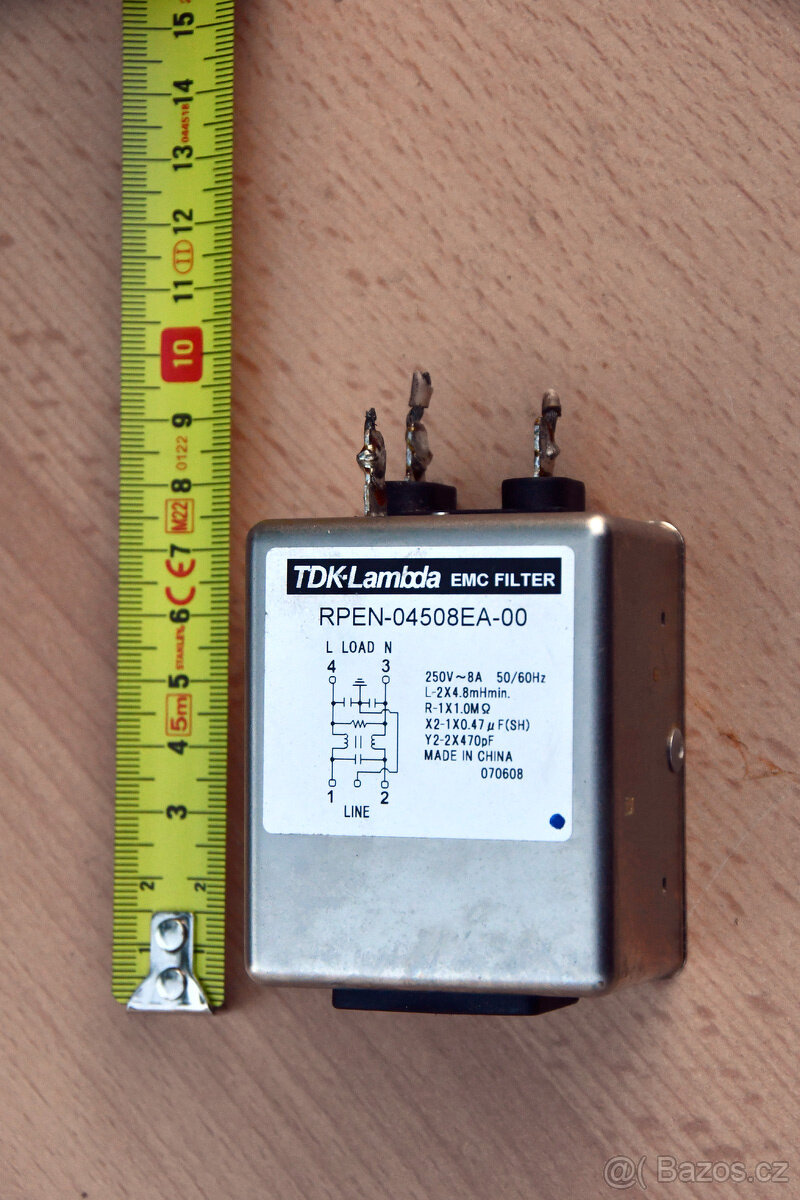 EMC filtr TDK-Lambda RPEN-04508EA-00 250V - 6