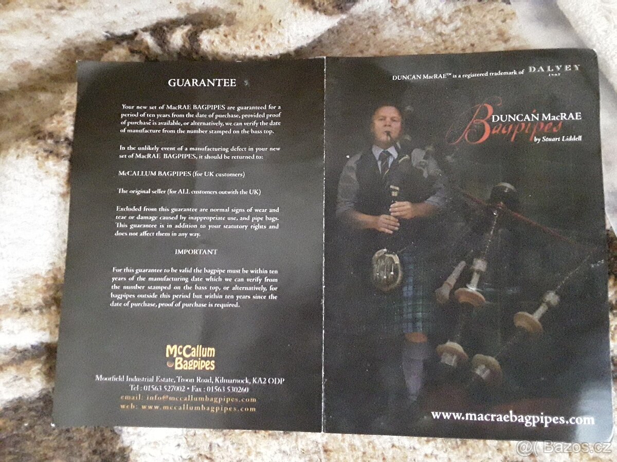 Zánovní velké skotské dudy - 6