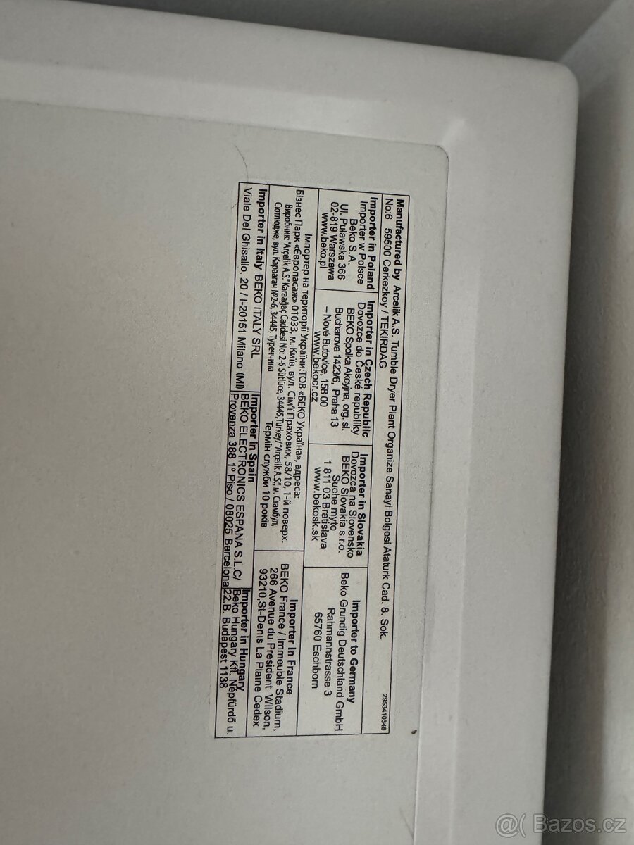 Sušička Beko DPS 7405 G B5 - 6