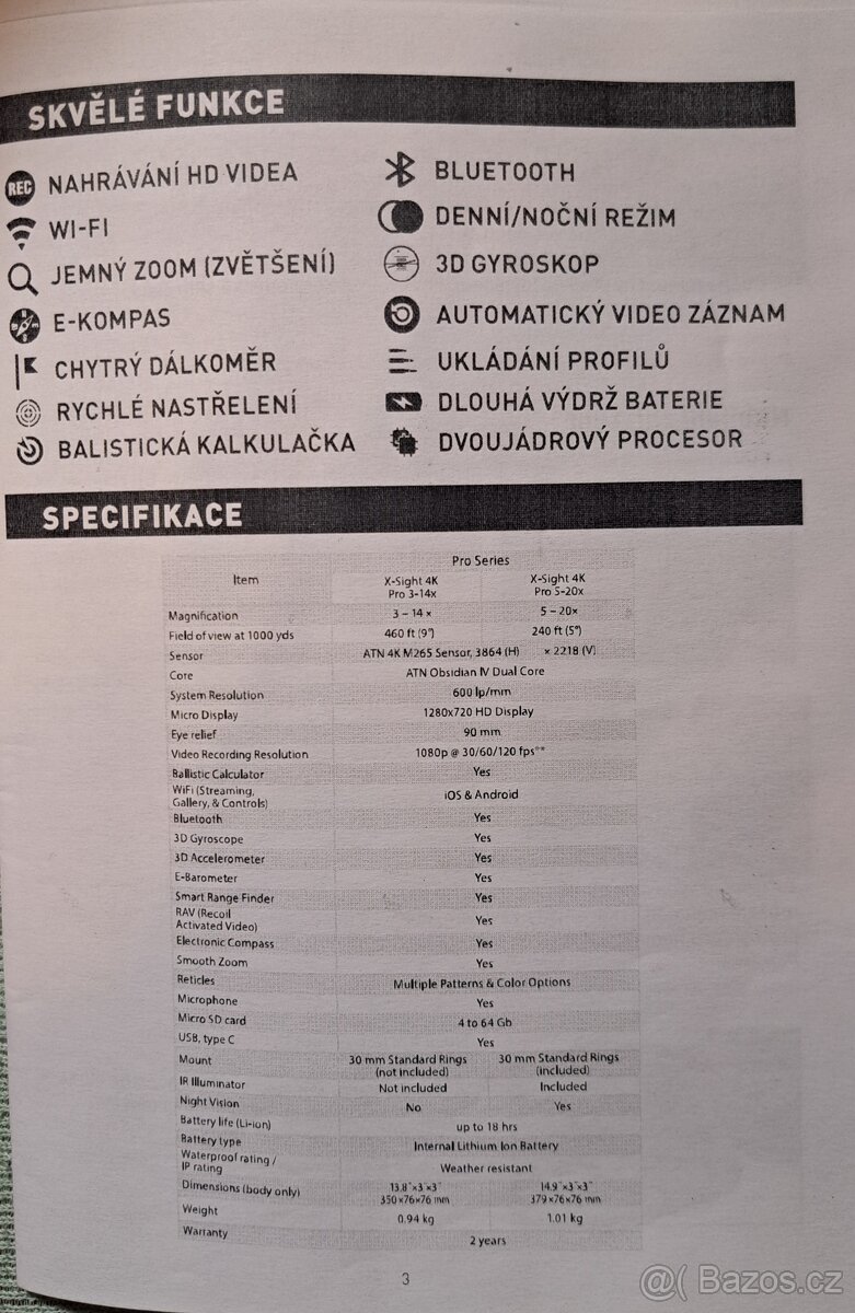 ATN X-Sight 4K PRO 5-20x - 6