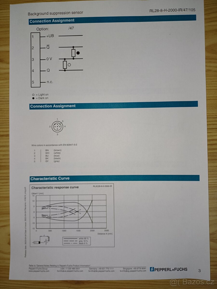 Reflexní závora 2 ks - 6
