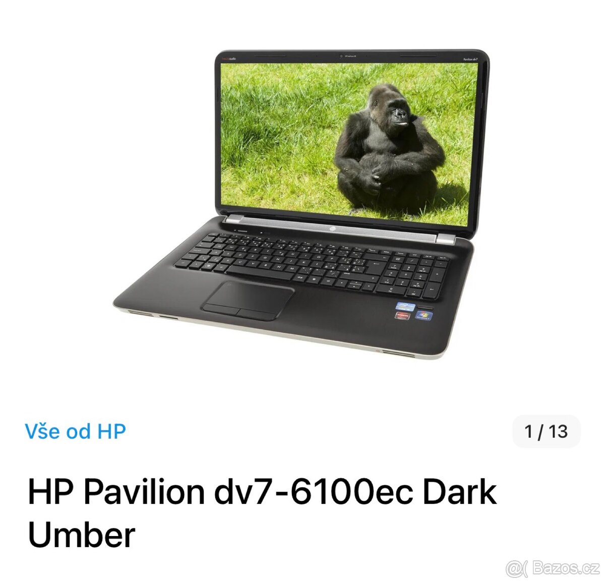 HP Pavilion DV7 + zdroj + nova baterie - 6