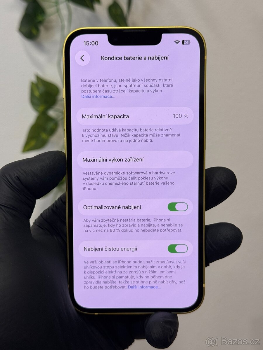 iPhone 14 256GB - 100% baterie (eSim) - 6