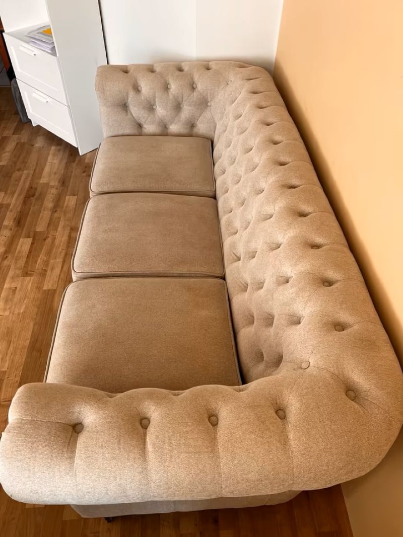 Sedací souprava Chesterfield 3+2 - top stav - 6