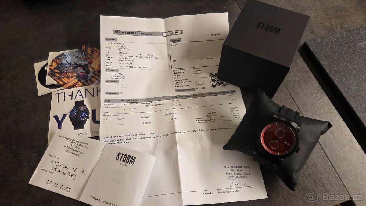 STORM HYDRON V2 RUBBER SLATE RED NOVÉ - 6