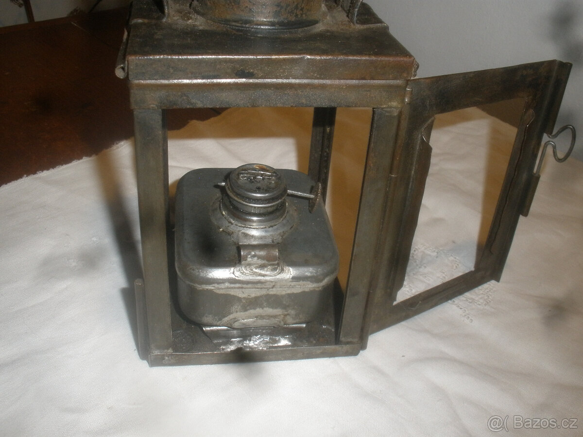 Dráha,železnice-stará drážní lucerna - 6