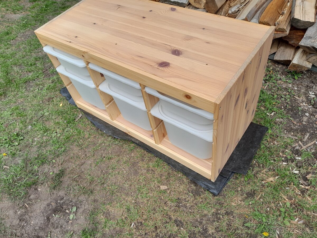 Ikea úložná sestava Trofast borovice - 6