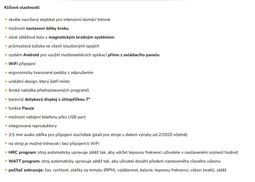 Eliptický trenažér inSportline inCondi ET800i - 6