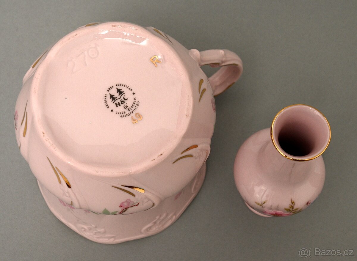 Růžový porcelán - sbírka - 6