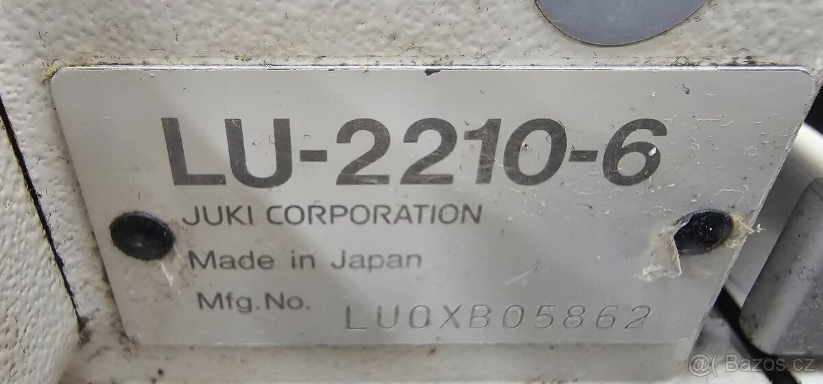šicí stroj JUKI LU-2210-6 - 6