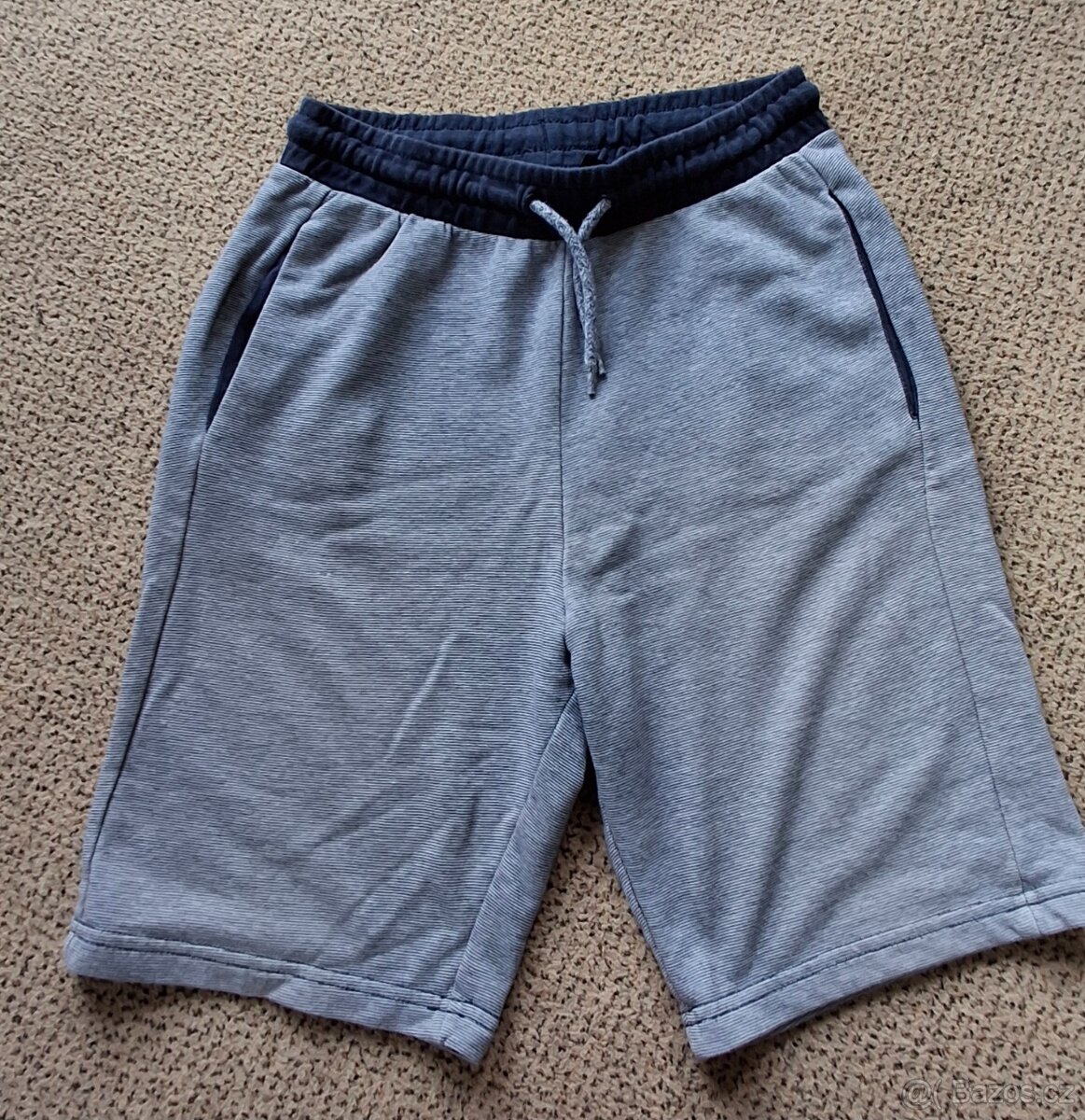 Kraťasy bavlněné chlapecké, tričko dlouhý rukáv 170 H&M - 6