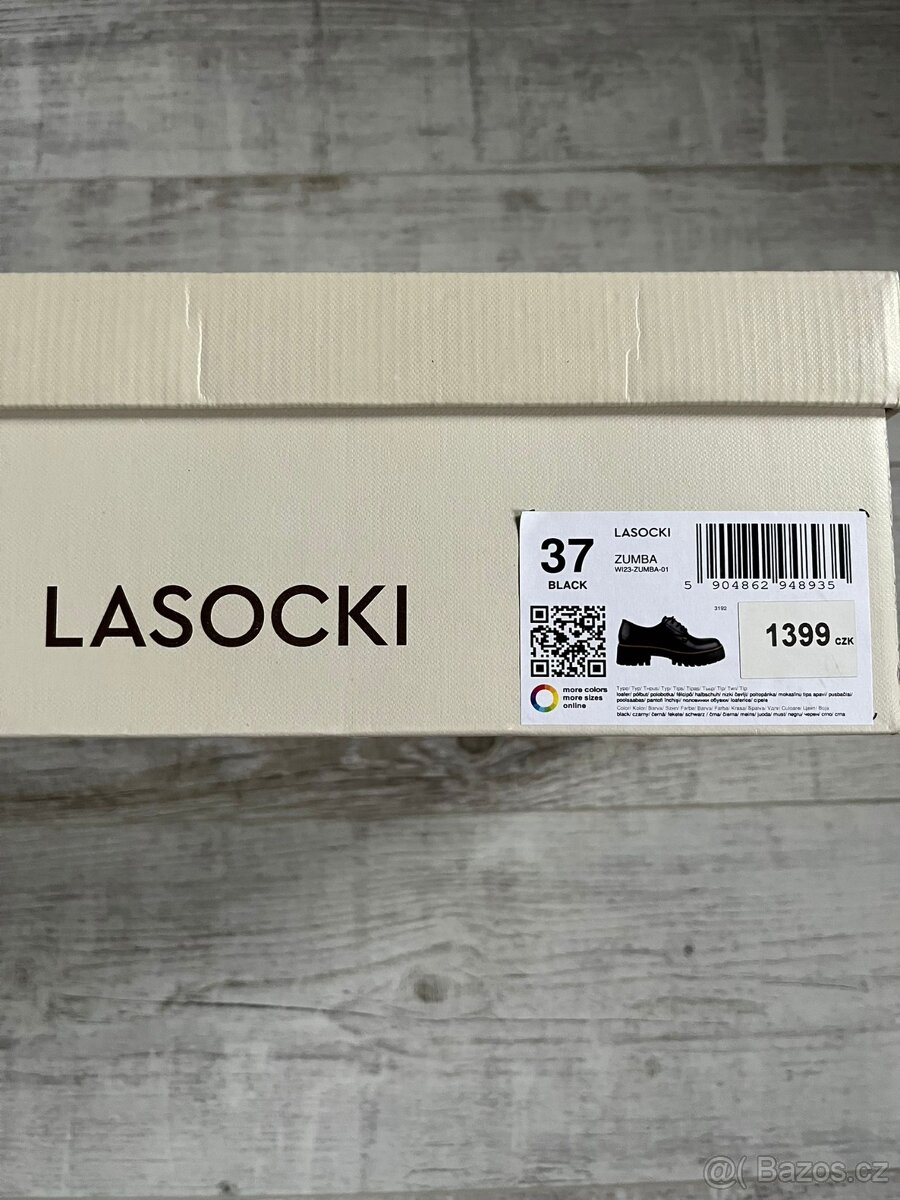 Dámské kožené polobotky Lasocki vel. 37 - 6