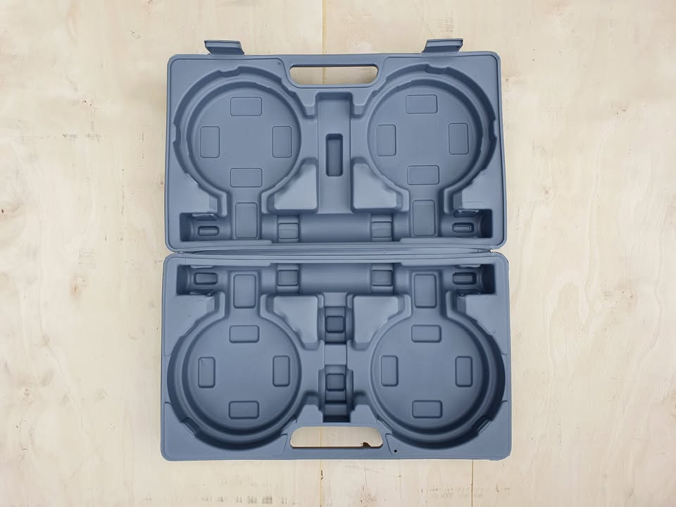 Jednoručky činky 2x10kg CHROM + KUFR - 6