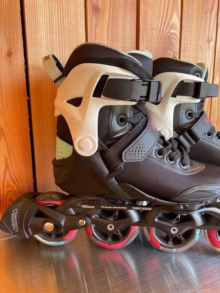 Kolečkové brusle Powerslide Radon Teal 90 Trinity - 6