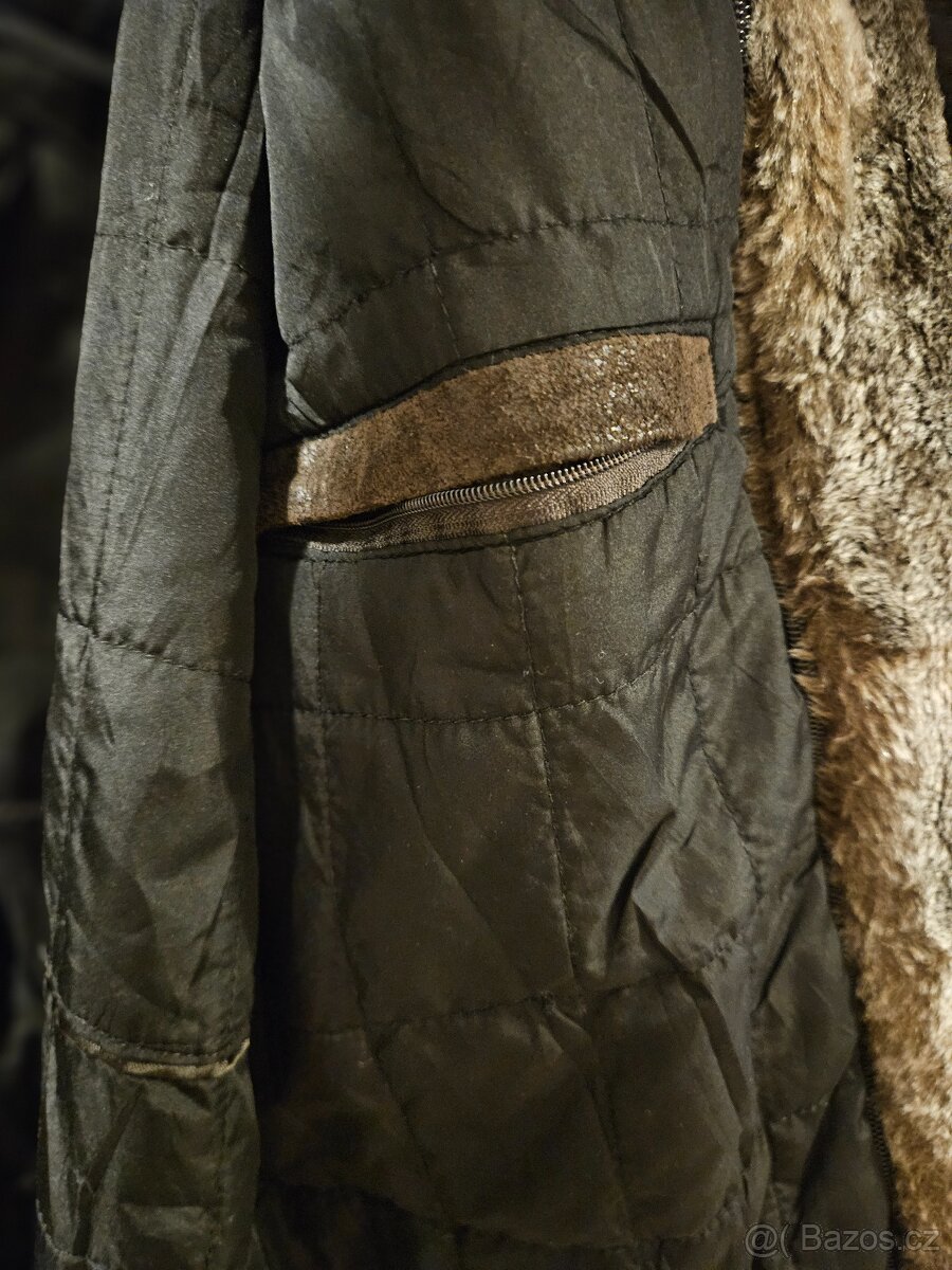 Zimní kožený kabát KARA - 6