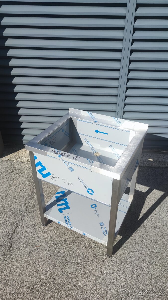 Dřez nerezový, gastro, jednokomorový, dvoukomorový - 6