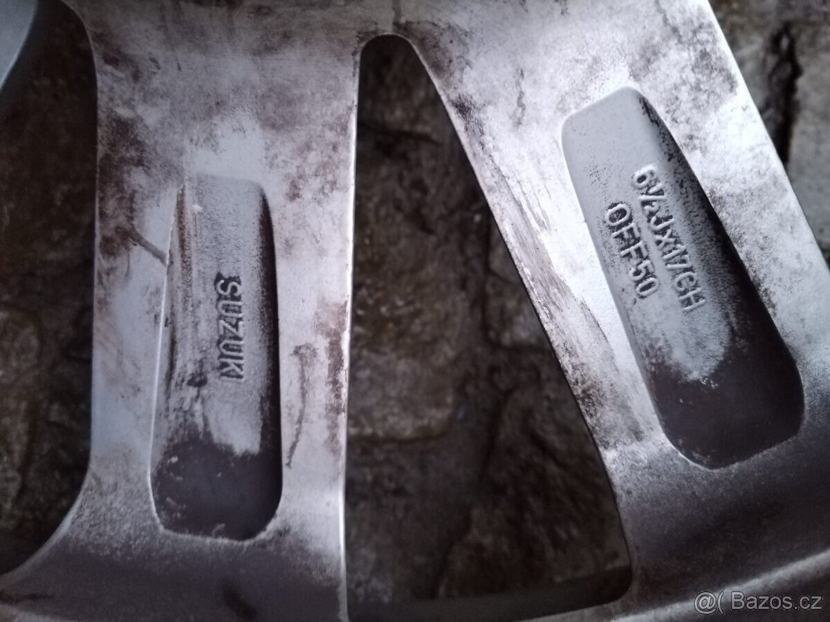 SUZUKI SWIFT disky 5x114,3 R17 + 195/45/17 zima - 6