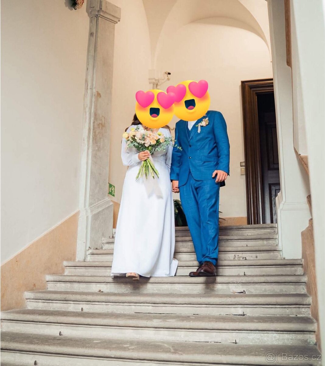 Prodám krásné svatební šaty. - 6