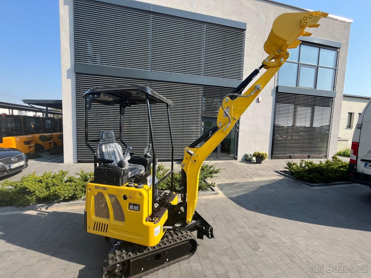 Minibáger GG 1100 J -Koncoročná AKCIA + Dovoz GRÁTIS - 6