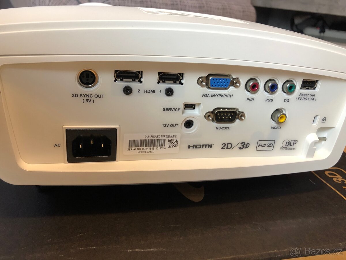 OPTOMA HD50 + 109” plátno - 6