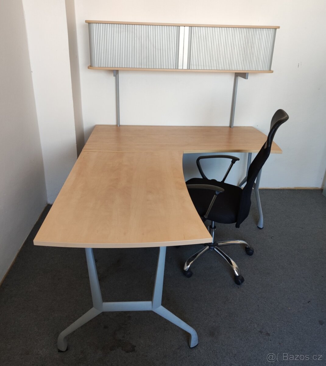 Kancelářská stolová sestava 200 x 160 cm s Archivem - 6