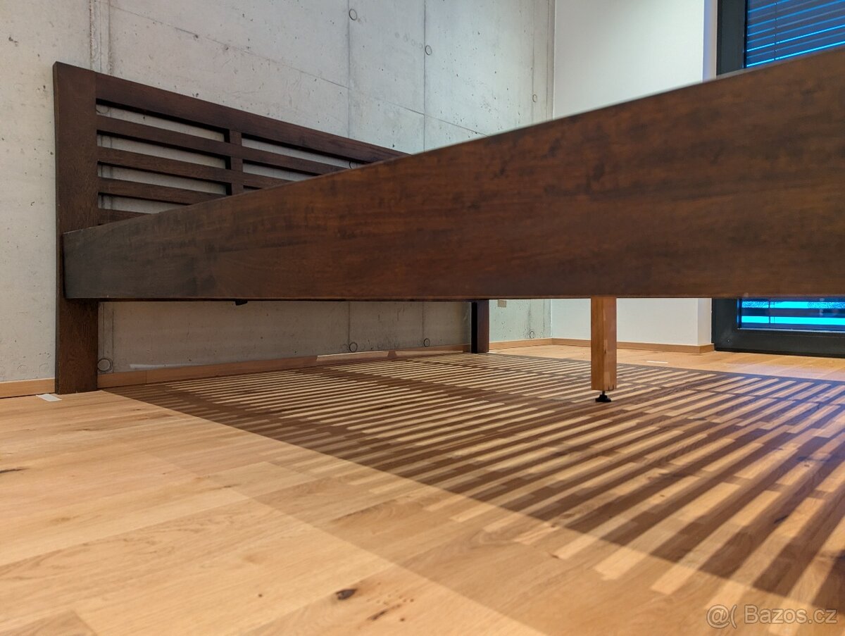 Prodloužená manželská dřevěná postel - 6