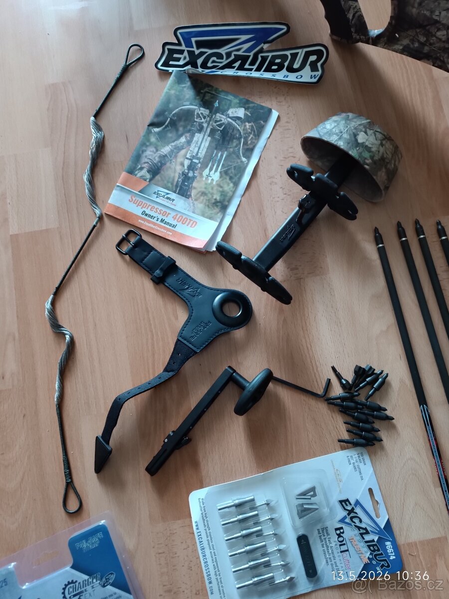 kuše Excalibur Micro Suppressor 400TD..+doplňky..Nova - 6