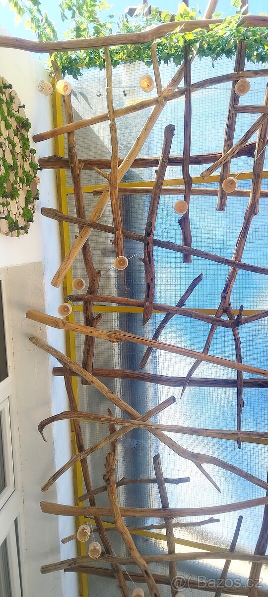 Okrasní strop z naplaveného dreva - 6