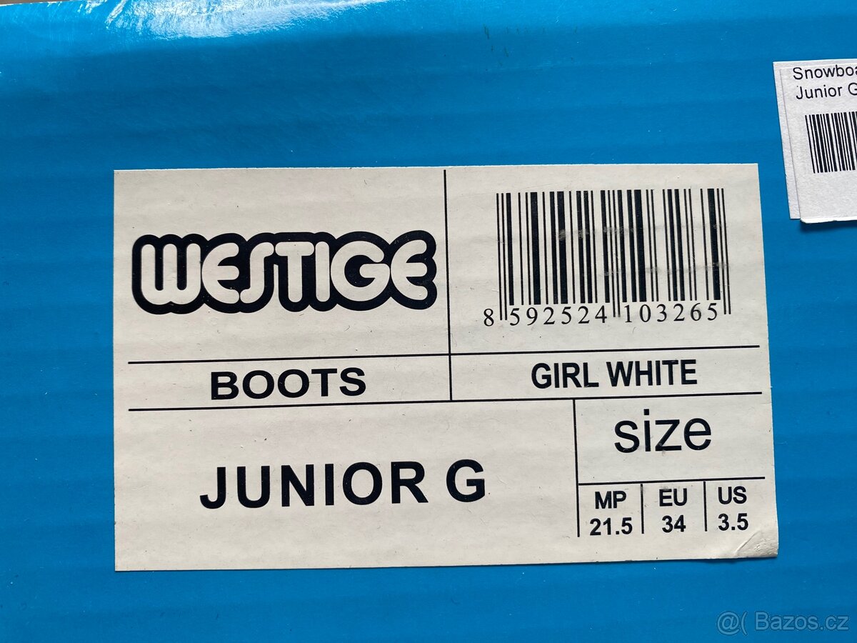 Dívčí snowboardové boty Westige 34 - 6