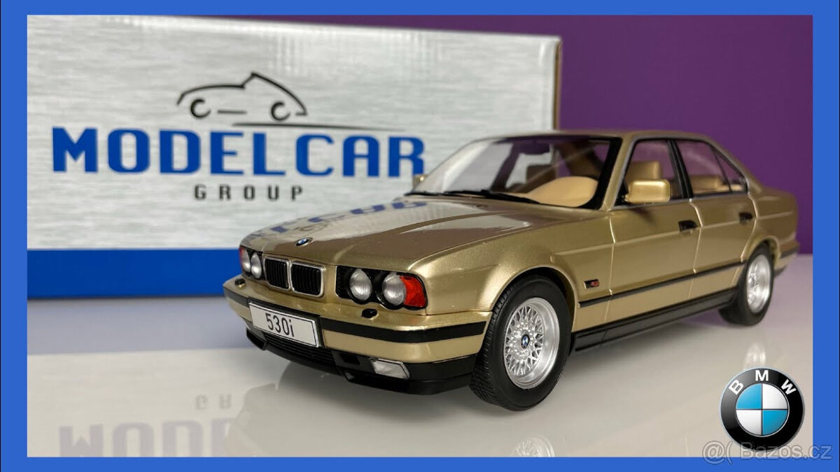 1:18 BMW 5er (E34)metallic-beige od MCG - 6